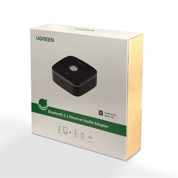UGREEN Bluetooth 5.1 fekete vevő adapter