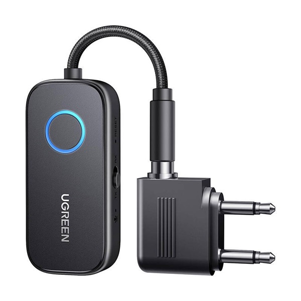UGREEN CM671 Bluetooth 5.3 adó/vevő adapter + repülőgépes adapter