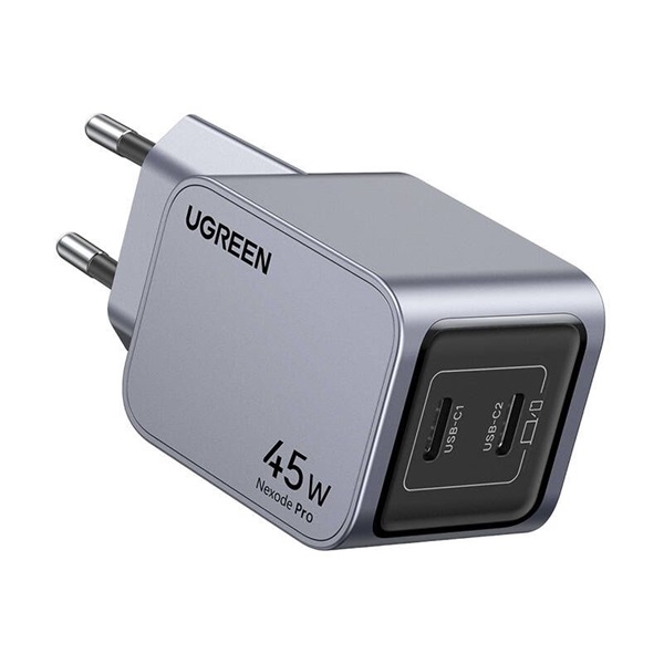 UGREEN Nexode Pro 45W 2xUSB-C szürke hálózati töltő
