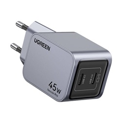 UGREEN Nexode Pro 45W 2xUSB-C szürke hálózati töltő