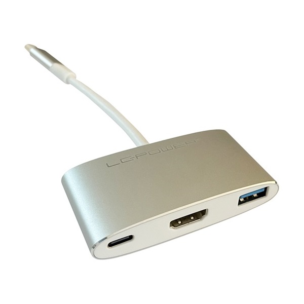 USB HUB LC Power LC-HUB-C-MULTI-4 4 port USB type C ->USB 3.0, HDMI, PD port