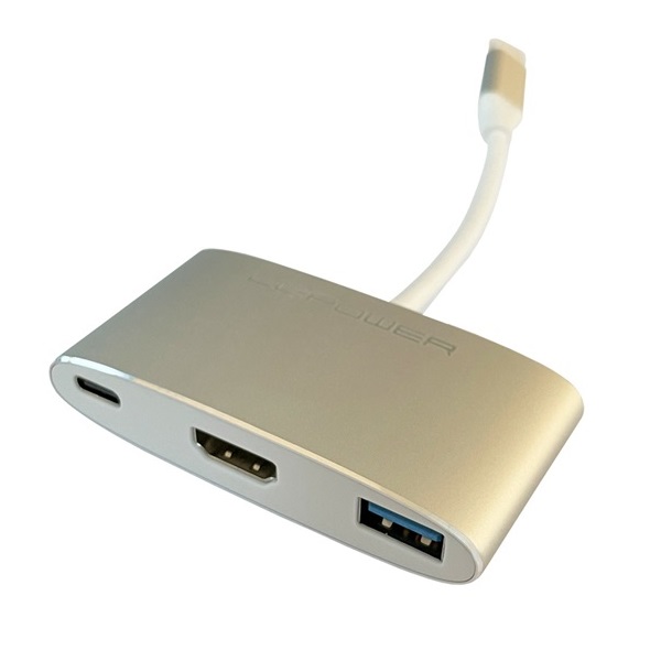 USB HUB LC Power LC-HUB-C-MULTI-4 4 port USB type C ->USB 3.0, HDMI, PD port