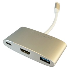 USB HUB LC Power LC-HUB-C-MULTI-4 4 port USB type C ->USB 3.0, HDMI, PD port
