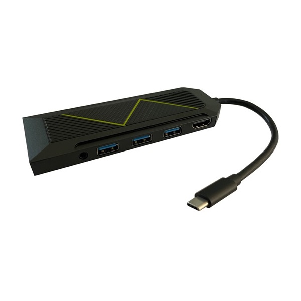 USB HUB LC Power LC-HUB-C-MULTI-6-RGB - USB elosztó