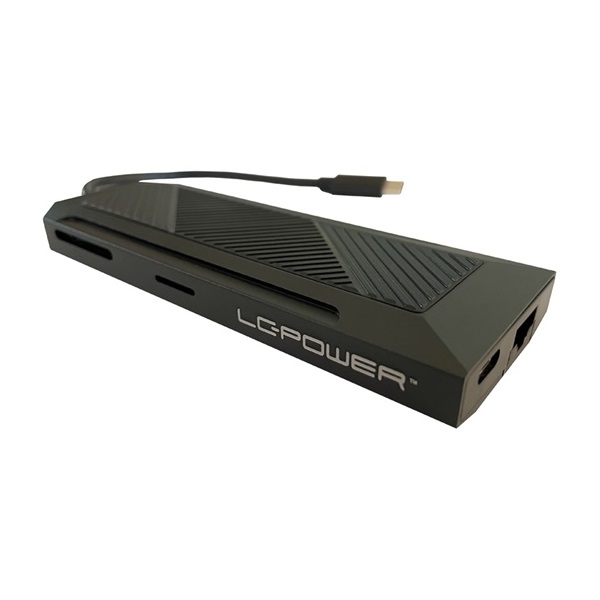 USB HUB LC Power LC-HUB-C-MULTI-6-RGB - USB elosztó