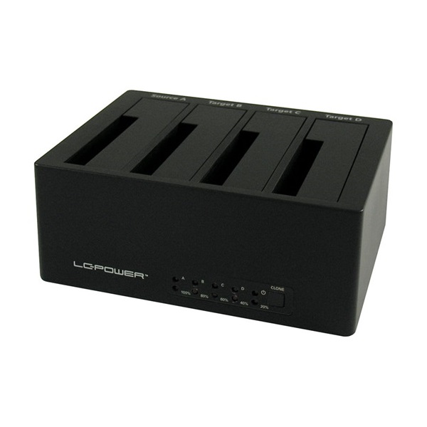 USB LC Power LC-DOCK-U3-4B HDD dokkoló állomás