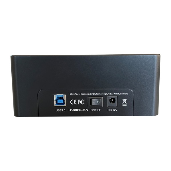 USB LC Power LC-DOCK-U3-V HDD dokkoló állomás