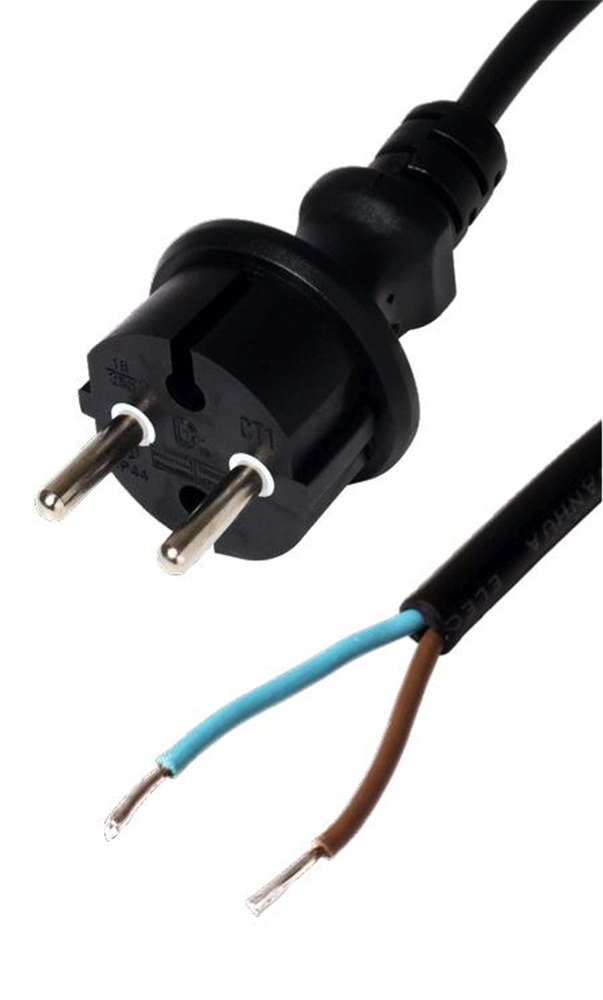 Somogyi USE N 10-3/1,0 2x 1mm˛ 3m hálózati csatlakozókábel