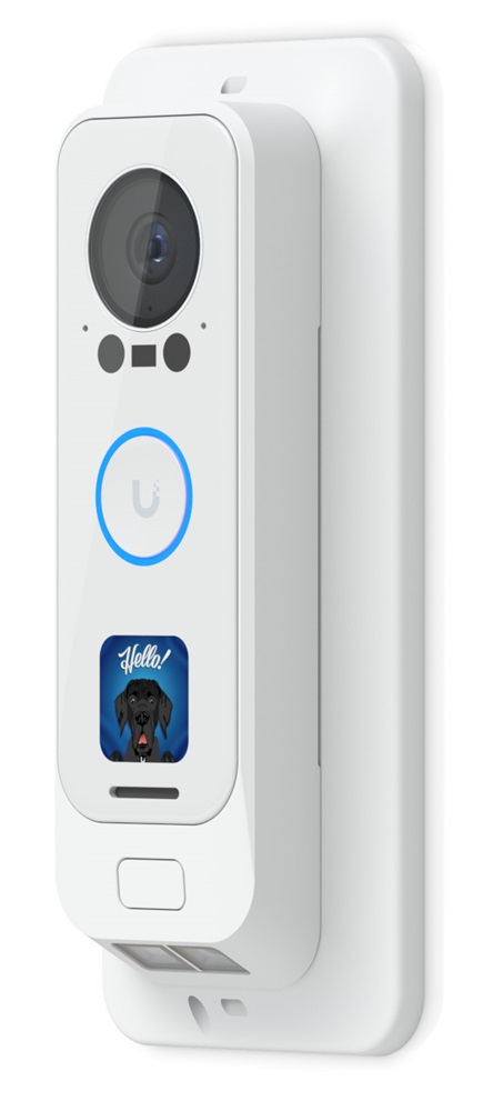 Ubiquiti Doorbell G4 Pro PoE fehér szerelőlap