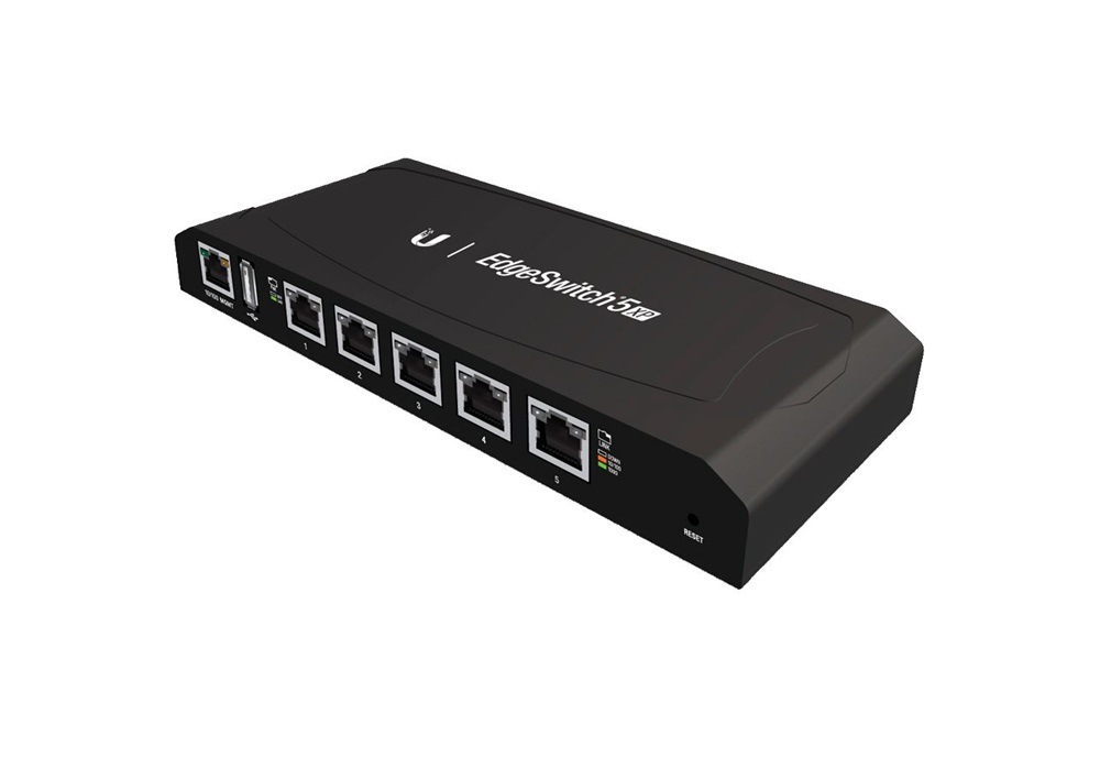 Ubiquiti ES-5XP EdgeSwitch 5x10/100/1000 port, 24V PoE, managed switch