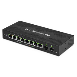 Ubiquiti ES-10XP Edgeswitch 10X 8GbE LAN 2xGbE SFP port 24V PoE managed switch