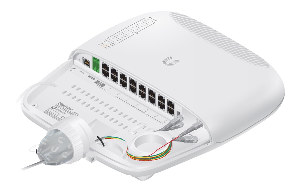 Ubiquiti EdgePoint 16port GbE LAN, 2xSFP+ port switch