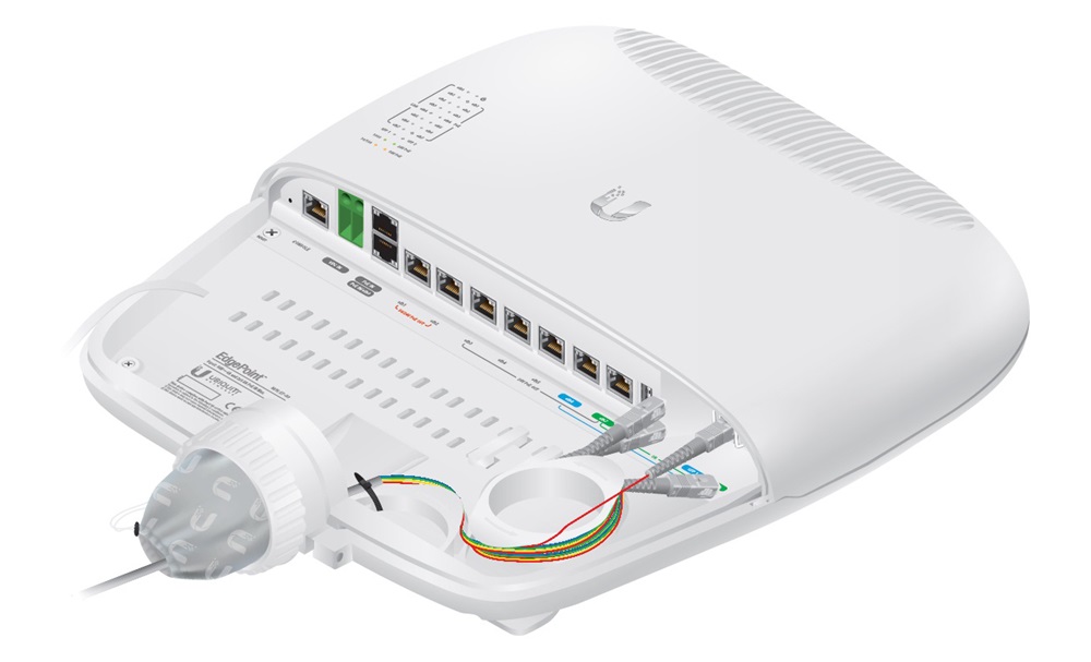 Ubiquiti EdgePoint 8 router 6port GbE LAN, 2x1000BaseT/SFP combo port