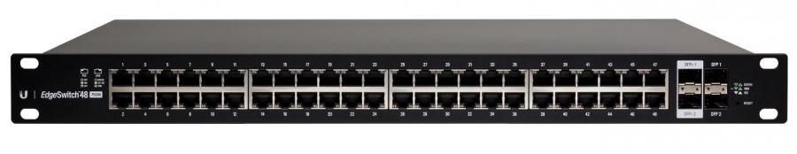 Ubiquiti EdgeSwitch 48xGigabit Ethernet port, 2xSFP, 2xSFP+ port, PoE+, 19" Rackmount, 500W