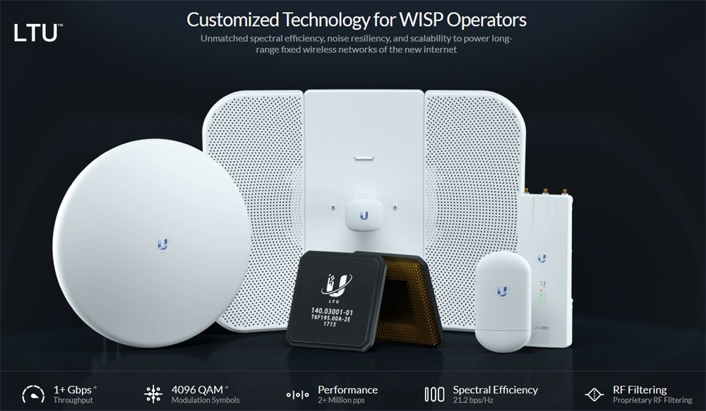 Ubiquiti LTU-Lite 5GHz LTU 13dBi integrált antennás CPE