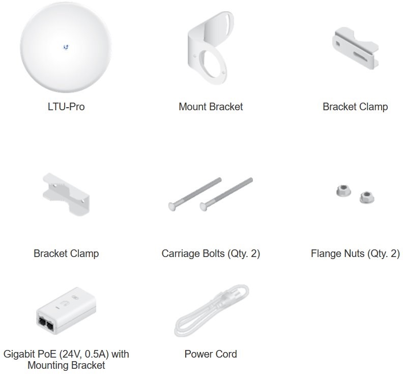 Ubiquiti LTU-Pro 5GHz LTU 24dBi integrált antennás CPE