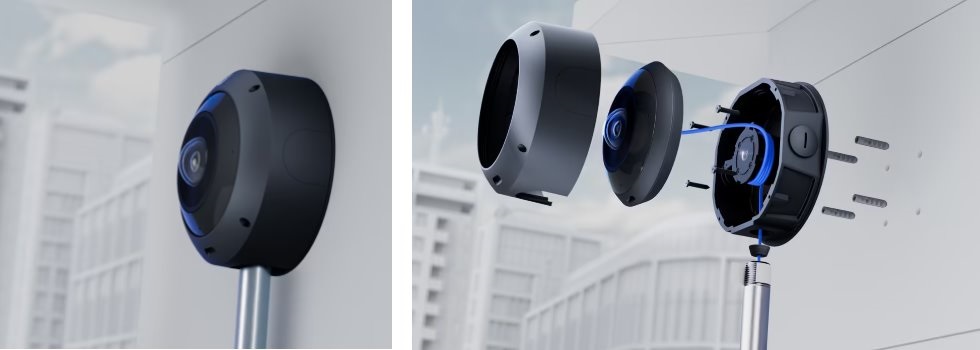 Ubiquiti UACC-AI-360-JB fekete kamera kötődoboz