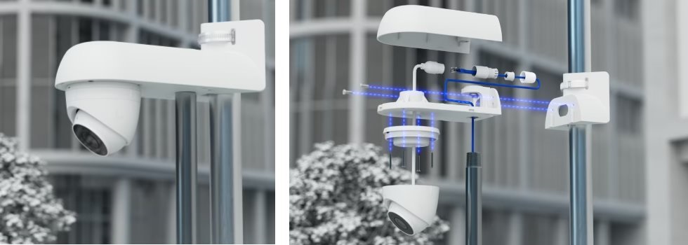 Ubiquiti UACC-Camera-AM-W fehér univerzális tartó