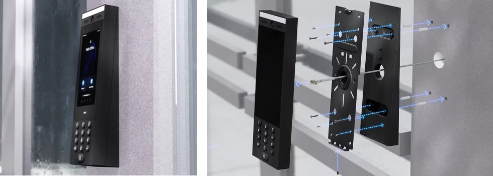 Ubiquiti UACC-Intercom-SAM Surface Angle Mount 5°-os szögben történő rögzítéshez szerelődoboz