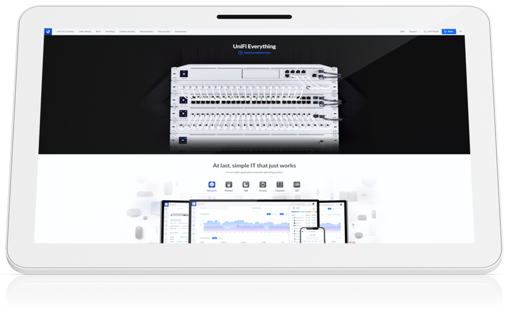 Ubiquiti 21,5" UC-Display Full HD érintőképernyős LFD kijelző