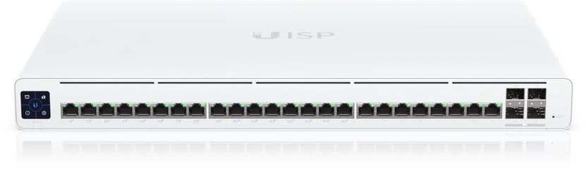 Ubiquiti UISP-S-Pro 24xGbE LAN 16xPoE 4x10G SFP+ port L2 menedzselhető PoE switch