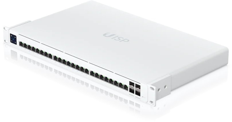 Ubiquiti UISP-S-Pro 24xGbE LAN 16xPoE 4x10G SFP+ port L2 menedzselhető PoE switch