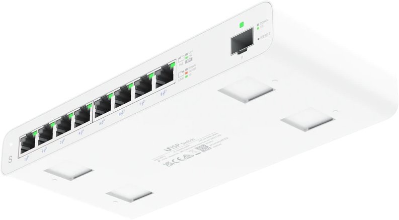 Ubiquiti UISP-S 8xGbE PoE LAN 1xSFP port L2 menedzselhető PoE switch