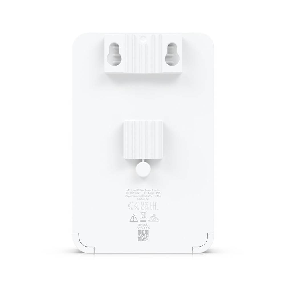 Ubiquiti UISP UACC-Dual-Power-Injector 48V DC 100W 2x2.5GbE Multi-Gigabit PoE LAN port passzív PoE adapter