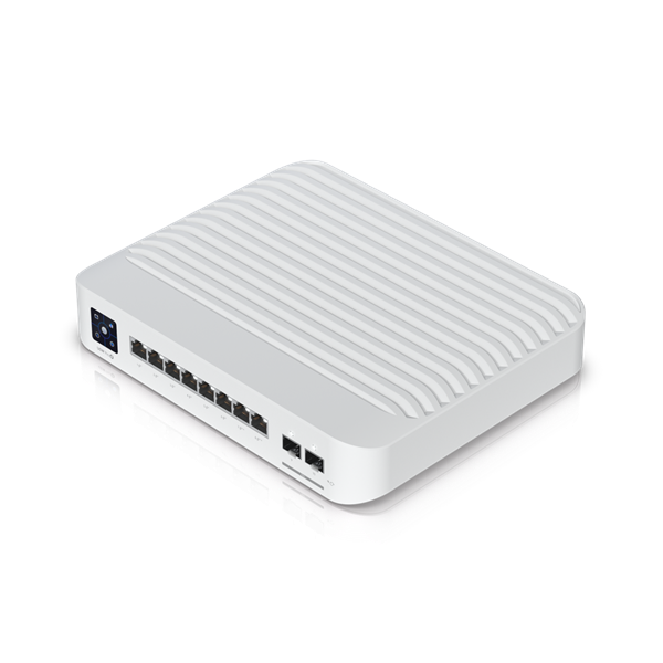Ubiquiti USW-Pro-8-PoE 8port GbE LAN 6xPoE/PoE+ 2x PoE++ 2xSFP+ port 120W port L3 menedzselhető switch