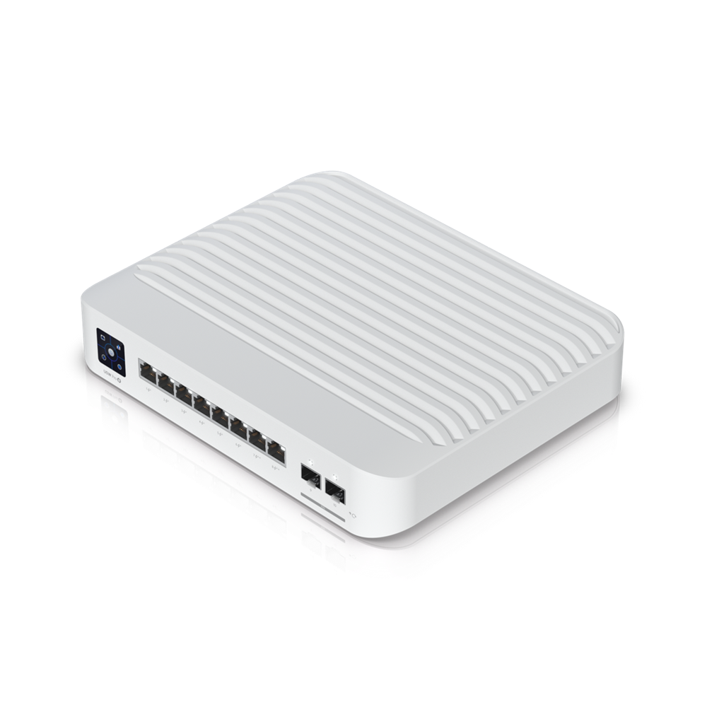 Ubiquiti USW-Pro-8-PoE 8port GbE LAN 6xPoE/PoE+ 2x PoE++ 2xSFP+ port 120W port L3 menedzselhető switch