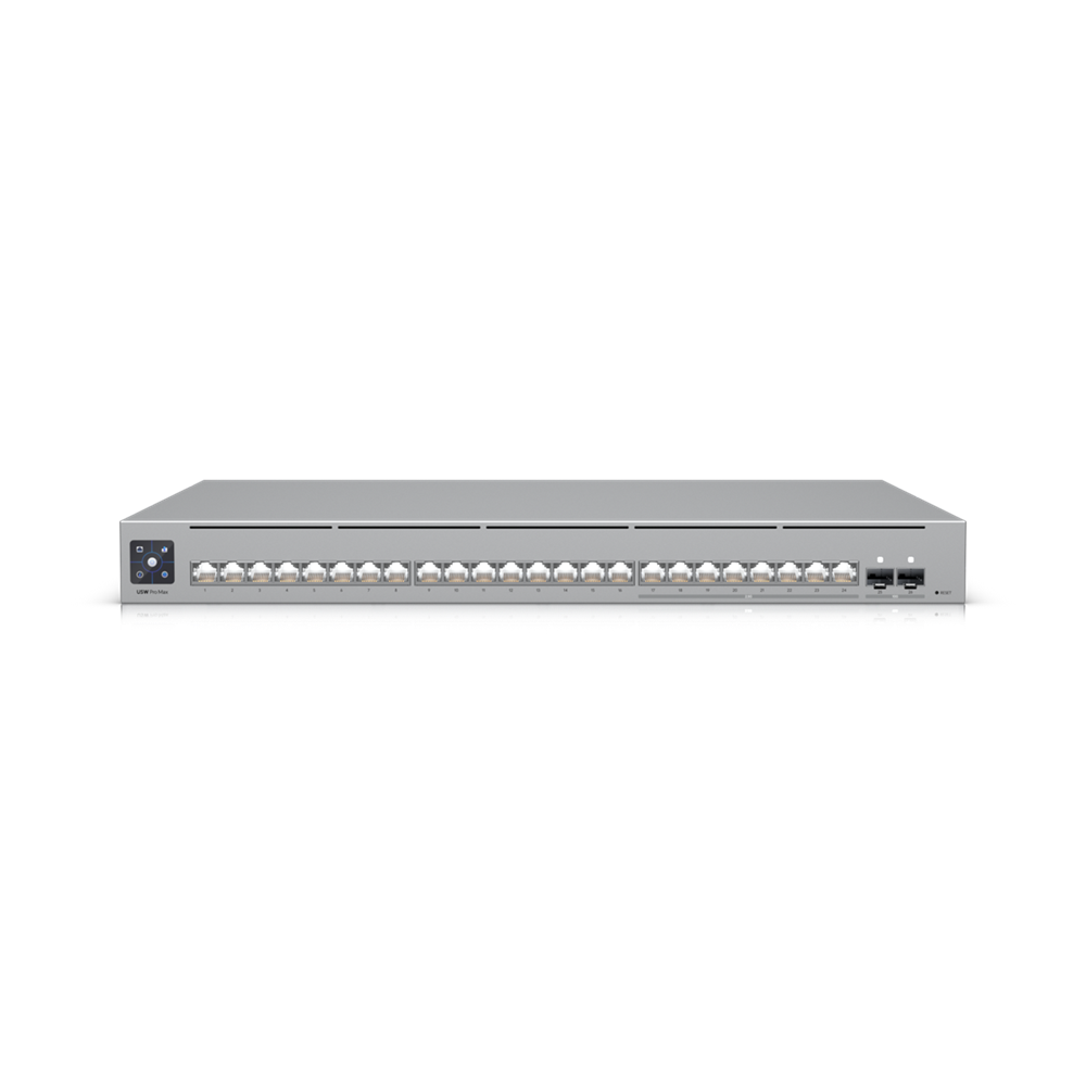 Ubiquiti USW-Pro-Max-24 16port GbE LAN 8x2.5GbE Multi-Gigabit LAN 2x SFP+ port L3 menedzselhető switch