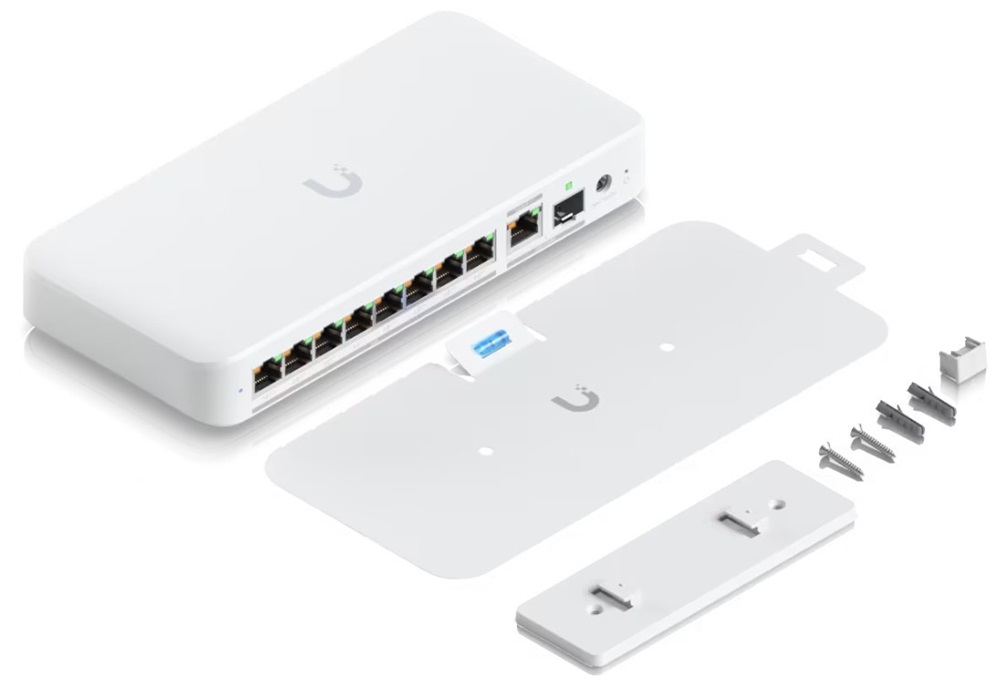 Ubiquiti USW-FLEX-2.5G-8-POE UniFi Flex 8x2.5GbE Multi-Gigabit LAN 196W POE 1x SFP+ combo port Switch
