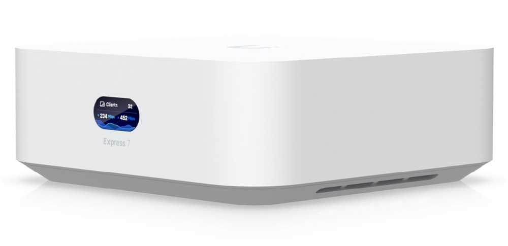 Ubiquiti UX7 UniFi Express 1x10GbE WAN 1x2.5GbE LAN port Tri-Band Wi-Fi 7 Access Point & Cloud Gateway