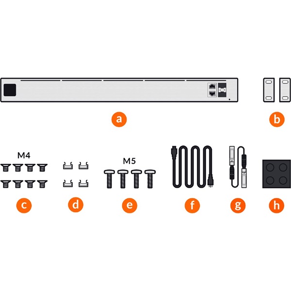 Ubiquiti UXG-PRO UniFi Security Gateway 2xGbE RJ45/10G SFP+ WAN 2xGbE RJ45 LAN/10G SFP+ port router