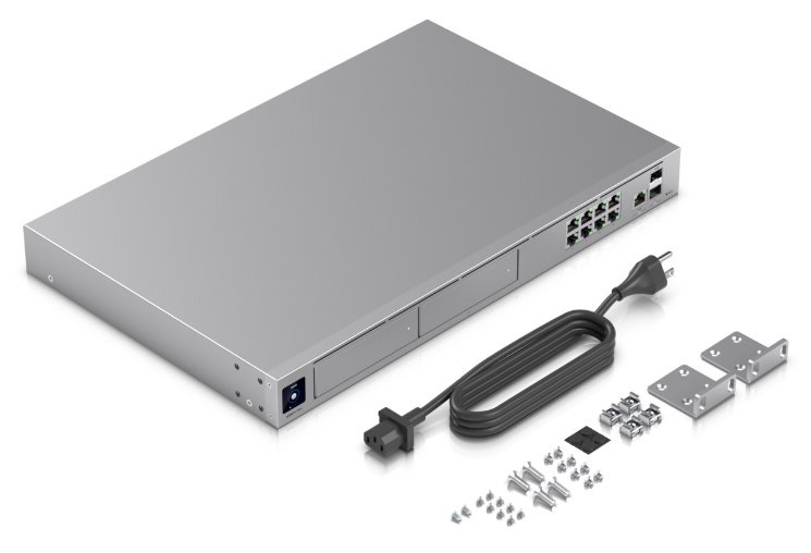 Ubiquiti UniFi Dream Machine PRO MAX 8xGbE LAN 1x2.5GbE WAN 2xSFP+ port (Switch, Tűzfal, Controller, VPN)hálózati eszköz