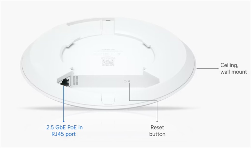 Ubiquiti UniFi U7-Lite 802.11be Wi-Fi 7 Dual-band beltéri Access Point