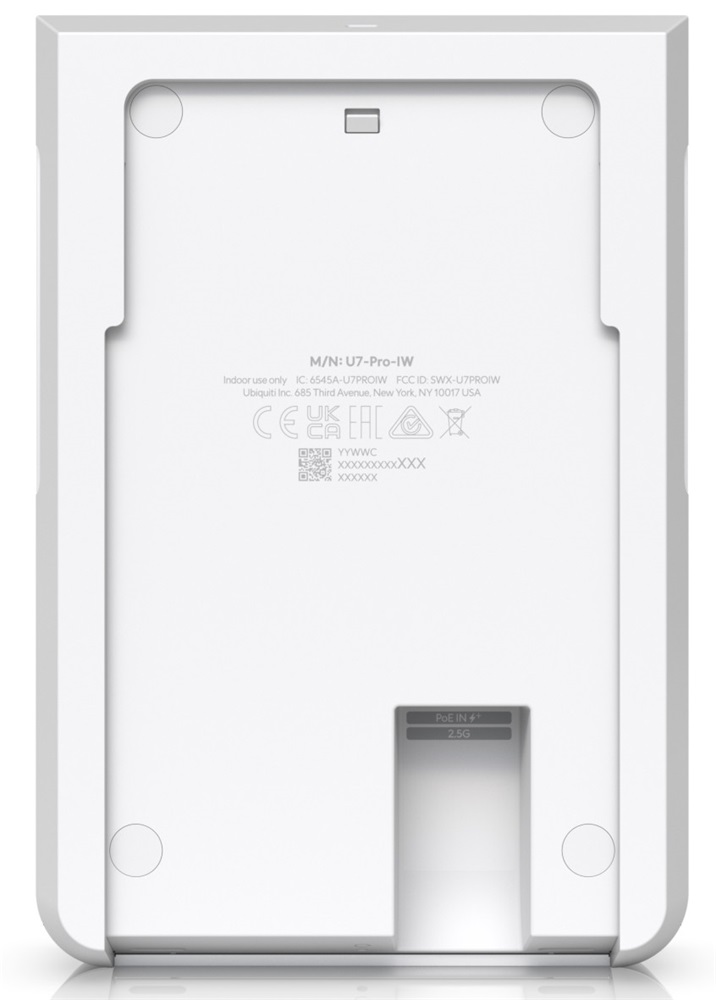 Ubiquiti UniFi U7-Pro-Wall 802.11be Wi-Fi 7 Tri-band beltéri In-Wall Access Point