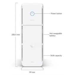 Ubiquiti UniFi UPS-Tower 1000VA 600W IP20 IEC line interaktív szünetmentes tápegység