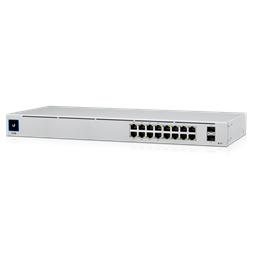 Ubiquiti UniFi USW-16-POE Gen2 16port GbE LAN 8x PoE+ 2xGbE SFP port L2 menedzselhető switch