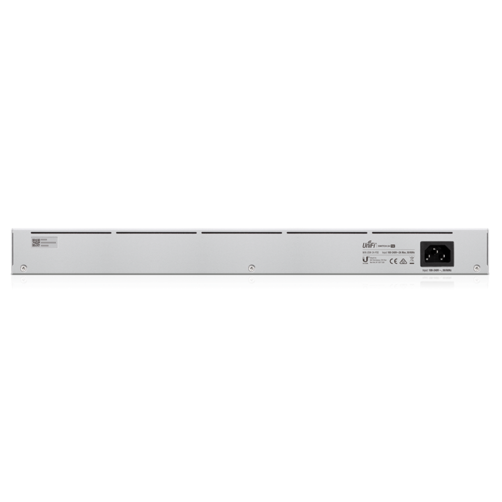 Ubiquiti UniFi USW-24-POE Gen2 24port GbE LAN 16x PoE+ 2xGbE SFP port L2 menedzselhető switch
