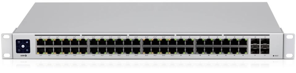 Ubiquiti UniFi USW-48-POE Gen2 48port GbE LAN 32x PoE+ 4xGbE SFP port L2 menedzselhető switch