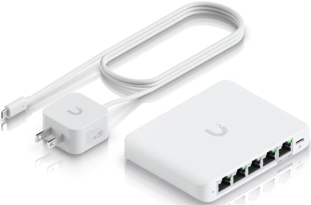 Ubiquiti UniFi USW-Flex-2.5G-5 Flex Mini 2.5G 5x2.5GbE Multi-Giga LAN port Switch