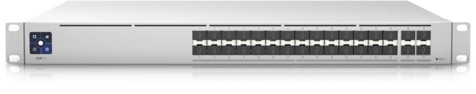 Ubiquiti UniFi USW-Pro-Aggregation 28xSFP+ 4xSFP28 port L3 menedzselhető switch