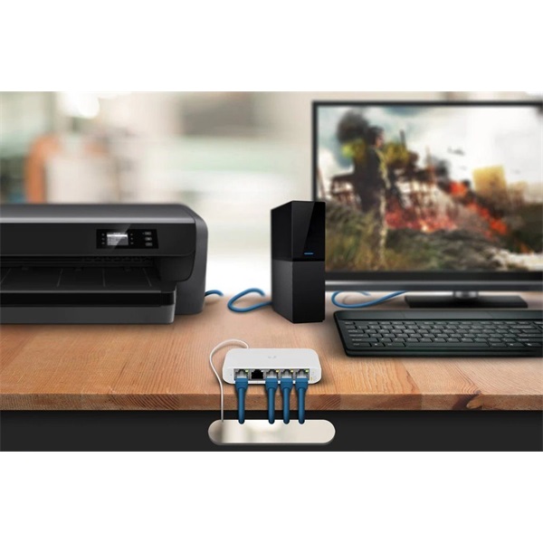 Ubiquiti UniFi USW-Flex-Mini 5xGbE LAN port Switch (Újracsomagolt)
