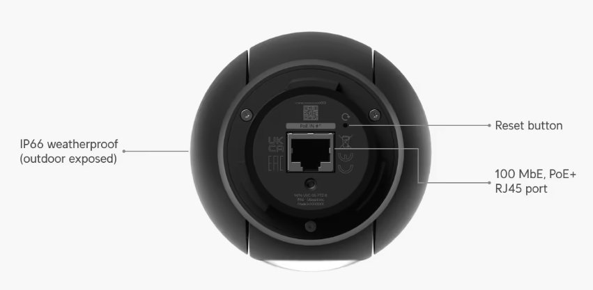 Ubiquiti UniFi UVC-G5-PTZ-B 4MP 2K kültéri fekete PTZ dómkamera