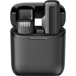 Ulanzi J11 1 mikrofon és 1 vevő usb-c csatlakozás fekete vezeték nélküli Lavalier mikrofon