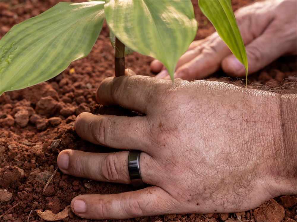 Ultrahuman UHRA-AA-12 Ring Air 12-es méret fekete okosgyűrű