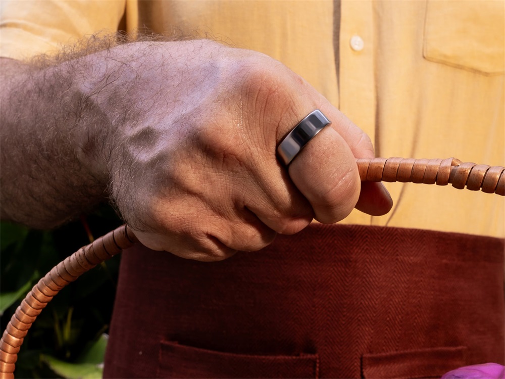 Ultrahuman UHRA-AA-12 Ring Air 12-es méret fekete okosgyűrű