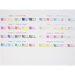 Uni Emott No.8 Retro Colors 5db-os vegyes színű tűfilc készlet
