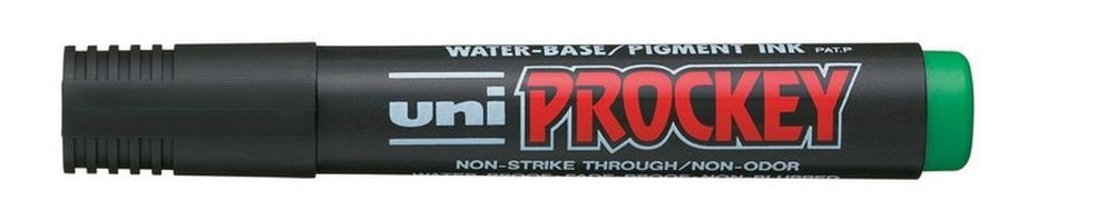 Uni PM-122 Prockey gömb hegyű zöld flipchart marker